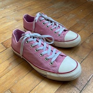 Pink Low Top Converse